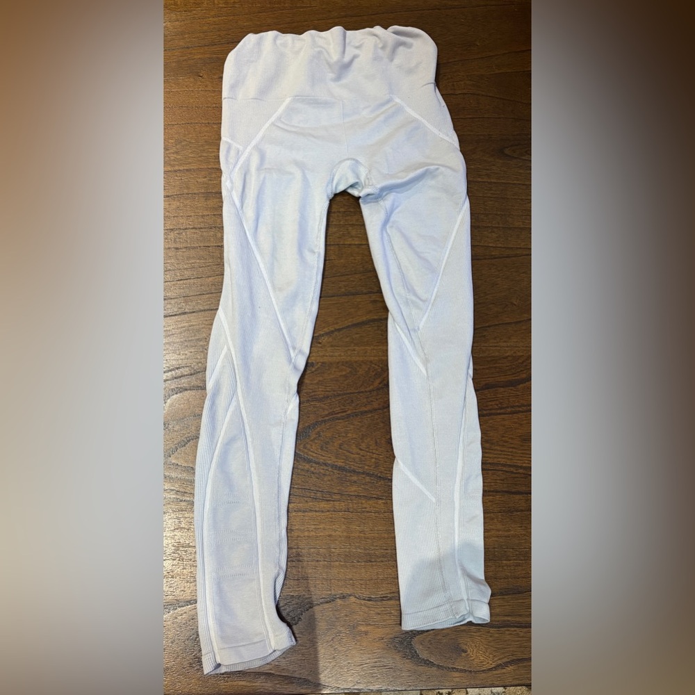 White/Grey Athleta Leggings